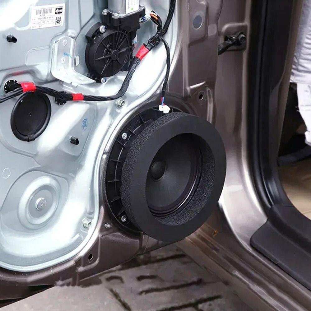 1/2Pcs 14cm Inner Diameter Car Speaker Foam Ring Sound Deadening Function