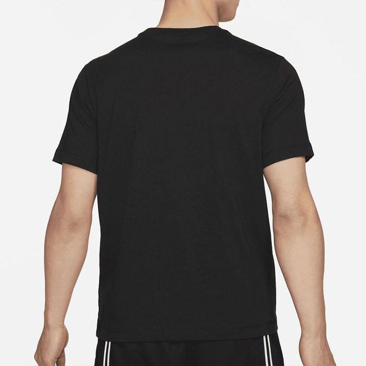 Nike Kyrie Logo Basketball Short Sleeve Crew Neck T-Shirt Men Tops Black DD0780-010