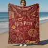 1pc Petrificus Totalus Harry Potter Platform 3 4 Outdoor Flannel Throw Blanket All Season Soft Warmth,Home Decor 1031048