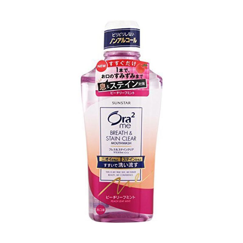 

Ora2 Stain Clear Ополаскиватель для полости рта с ароматом персика и мяты 460 мл