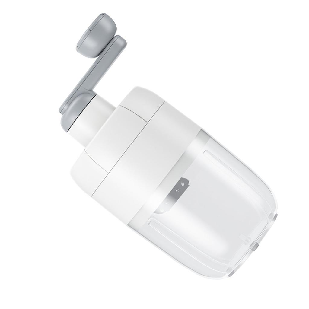 Manueller Eisrasierer Tragbare Transparente Eisbox Hand-Eiszerkleinerer für Zuhause Stand Camping