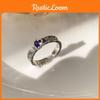 Fashionable Ins Style Heart Shaped Ring For Women Adjustable Finger Jewelry With Zircon