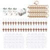 50Pcs Funeral Favor Angel Keyring Clips Gift Bags Decor Wedding Favours Set