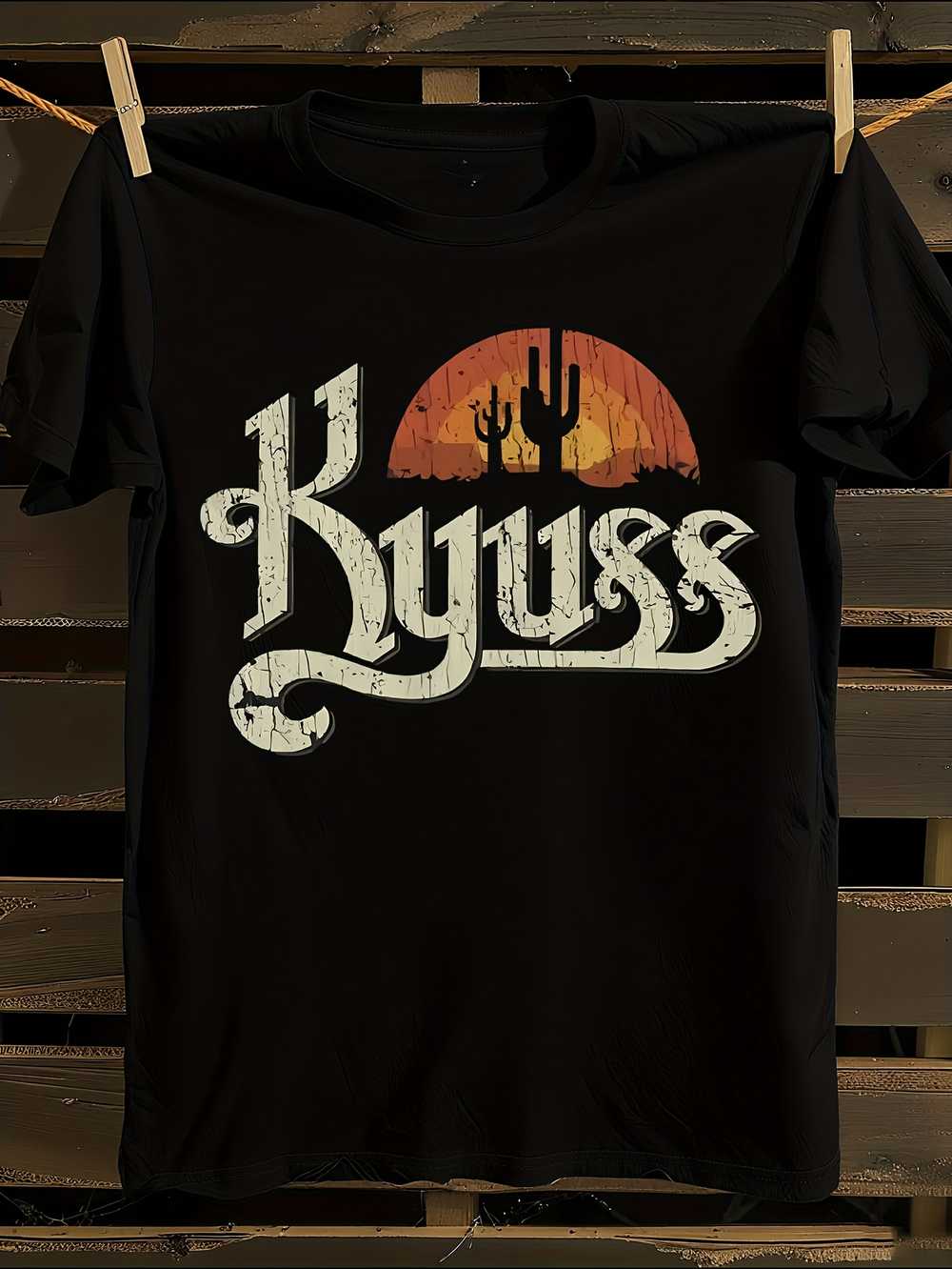 Kyuss Sunset 1987 Vintage Logo T-Shirt XXXL