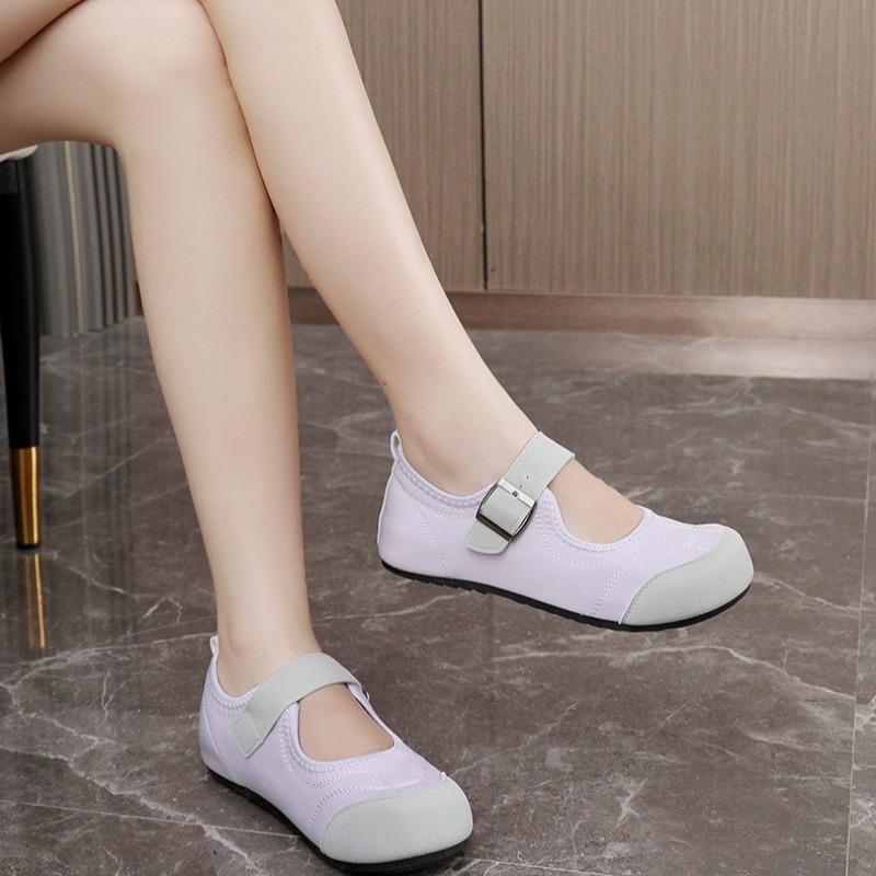 New Women Shoes Comfortable Flats Designer Shallow Mouth Casual Shoes Loafers Mary Jane Shoe Fashion Lady Shoes Zapatos De Mujer