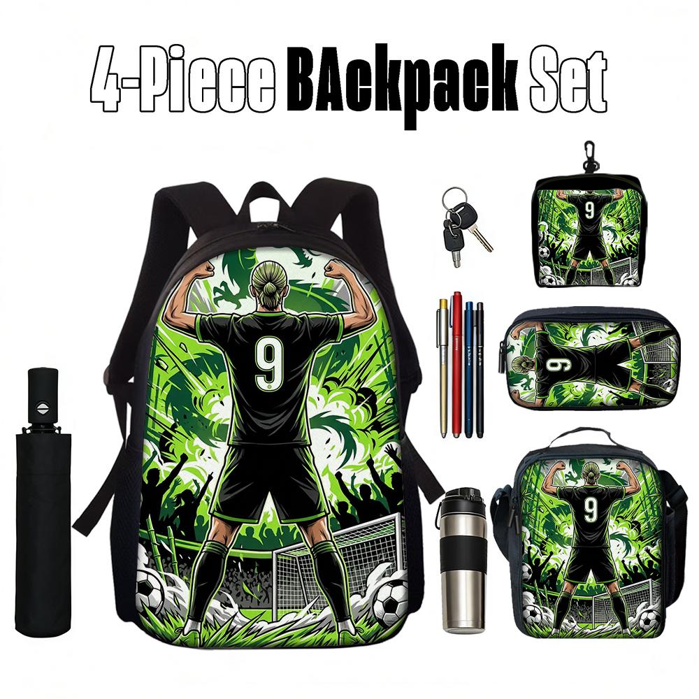 1/2/3/4/5PCS Robot Graphic Knapsack Set | Ideal for School & Daily Journey Great for Daily Activities Suitable for All Ages