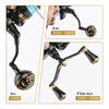 Gomexus FY98 Reel Carbon Compatible with Daiwa Spinning and Double with Handle for and Light Suitable for Both and Handle, Fiber, Reels, Gekkabijin,