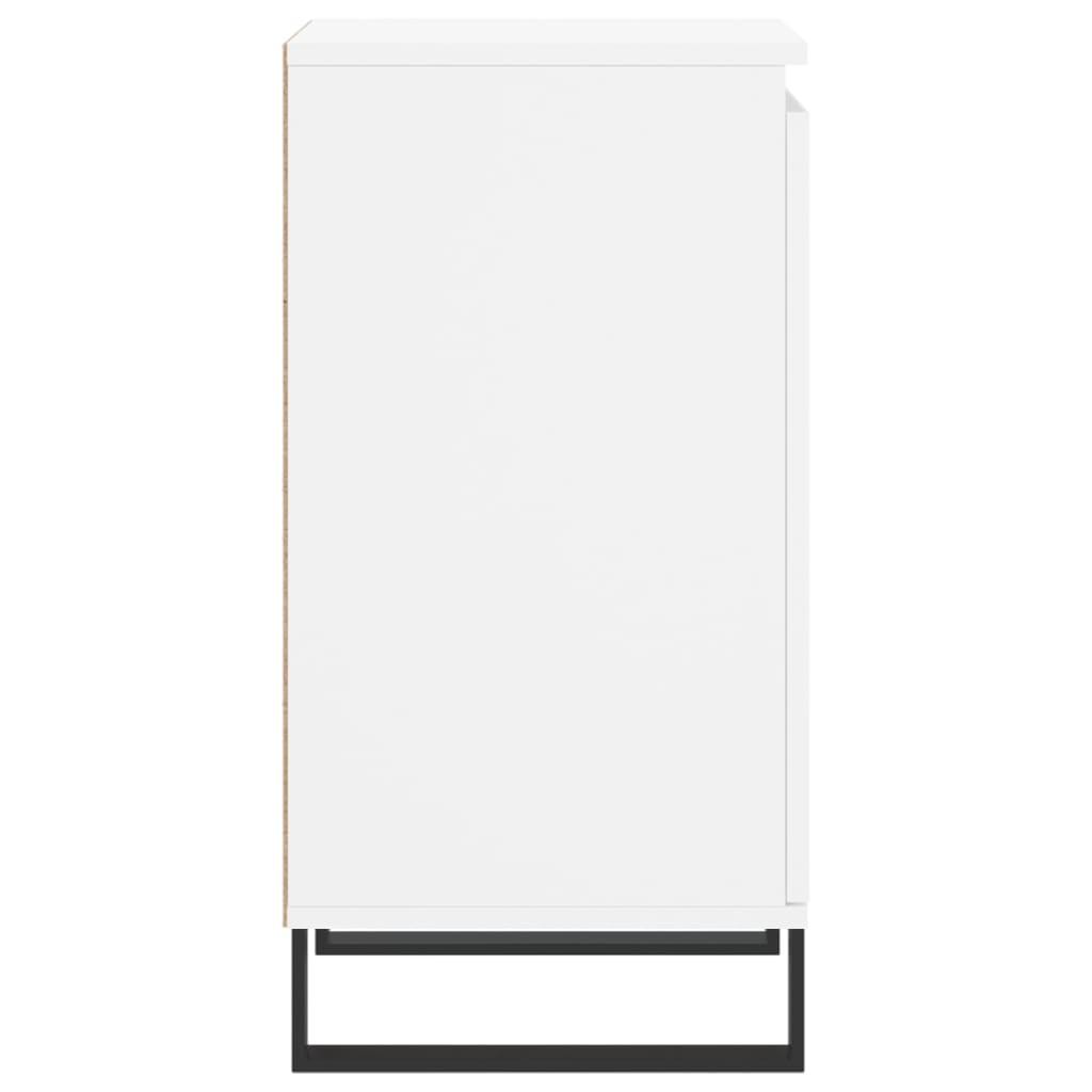 Sideboard in White 40 x 35 x 70 cm engineered wood