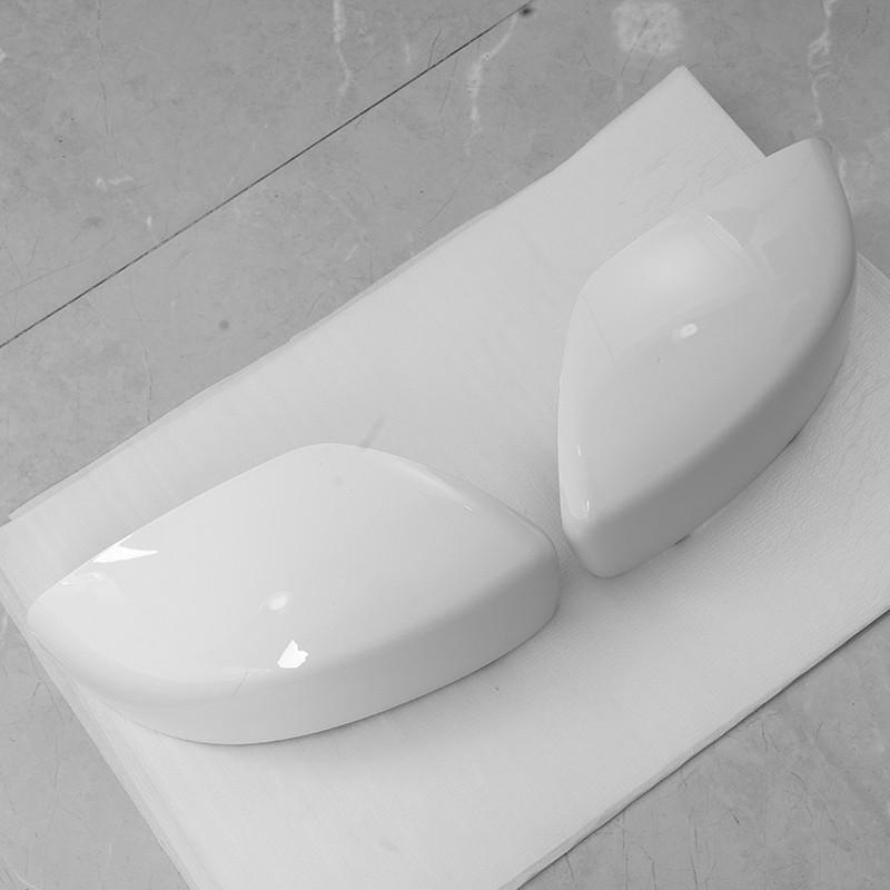 US Driver+Passenger Side Mirror Cover Cap For 2008-2015 INFINITI G37 G25 White