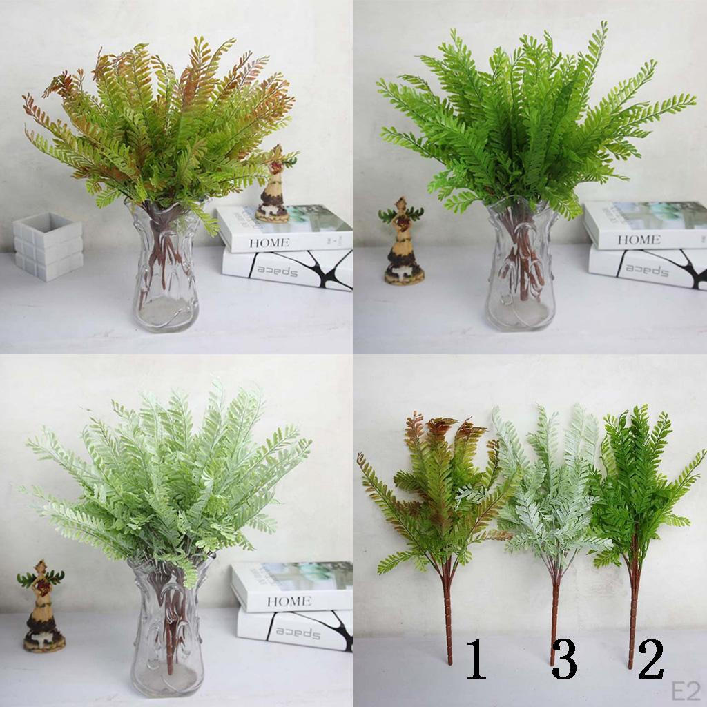 1 Bouquet Artificial Fern Grass Faux Plant flower decor