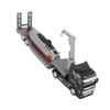 Alloy Semi Flatbed Trailer Truck Toy with Submarine Educational Realistic Construction Vehicle
