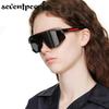 Sports Oversized One-Piece Shield Sunglasses Women  Luxury Steampunk Outdoor Goggle Sun Glasses For Male Punk Shades UV400