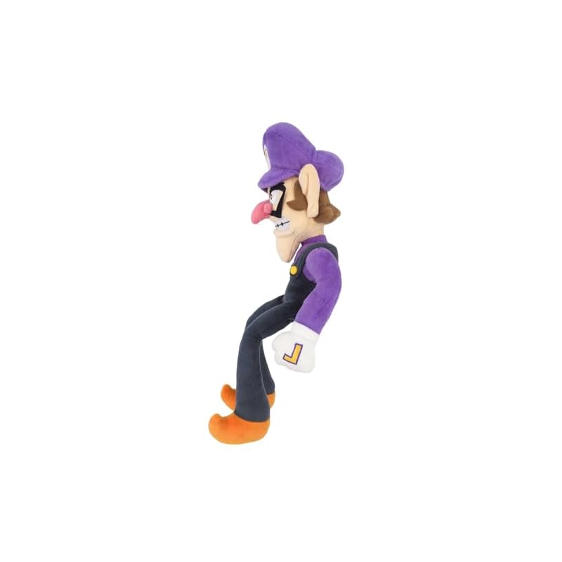 Sanei Boeki Super Mario ALL STAR COLLECTION Waluigi (S) W11 X D9.5 X H31cm Plush Toy AC09