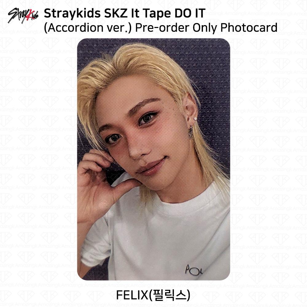 Stray Kids SKZ It Tape DO IT Akkordeon-Version. Offizielle Fotokarte Felix Pre-order