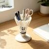 Gift for Badminton Players 3D Printed Pen Holder, Creative Shuttlecock Shape Desk Organizer Desktop Stationery Pencils Markers, Large Capacity