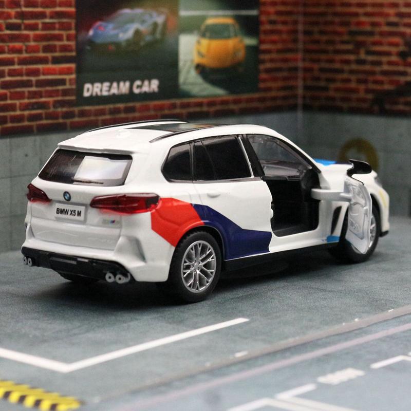 1/43 BMW X5M SUV Alloy Car Model Diecast Metal Track Racing Vehicles Car Model Simulation Collection Childrens Toy Gift