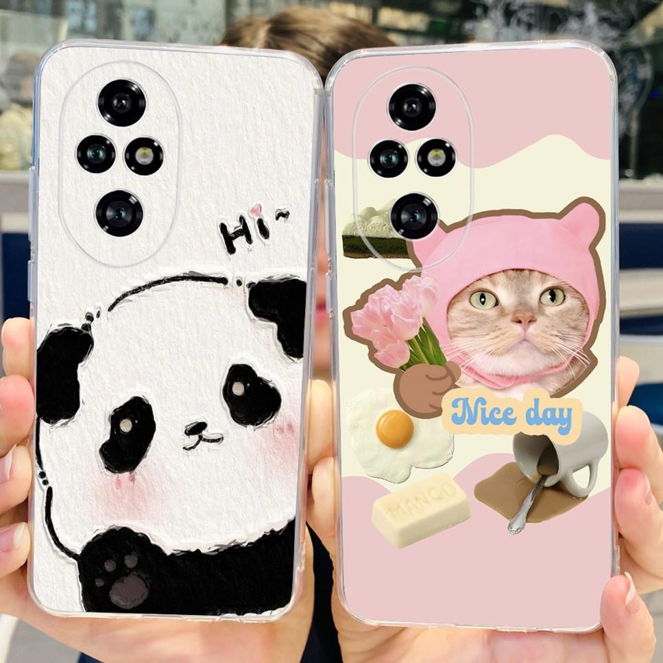 For Huawei Honor 200 6.7"Case Cute Cartoon Panda Astronaut Soft Silicone TPU Cover For Honor 200Pro Honor 200 Lite 5G Phone Case