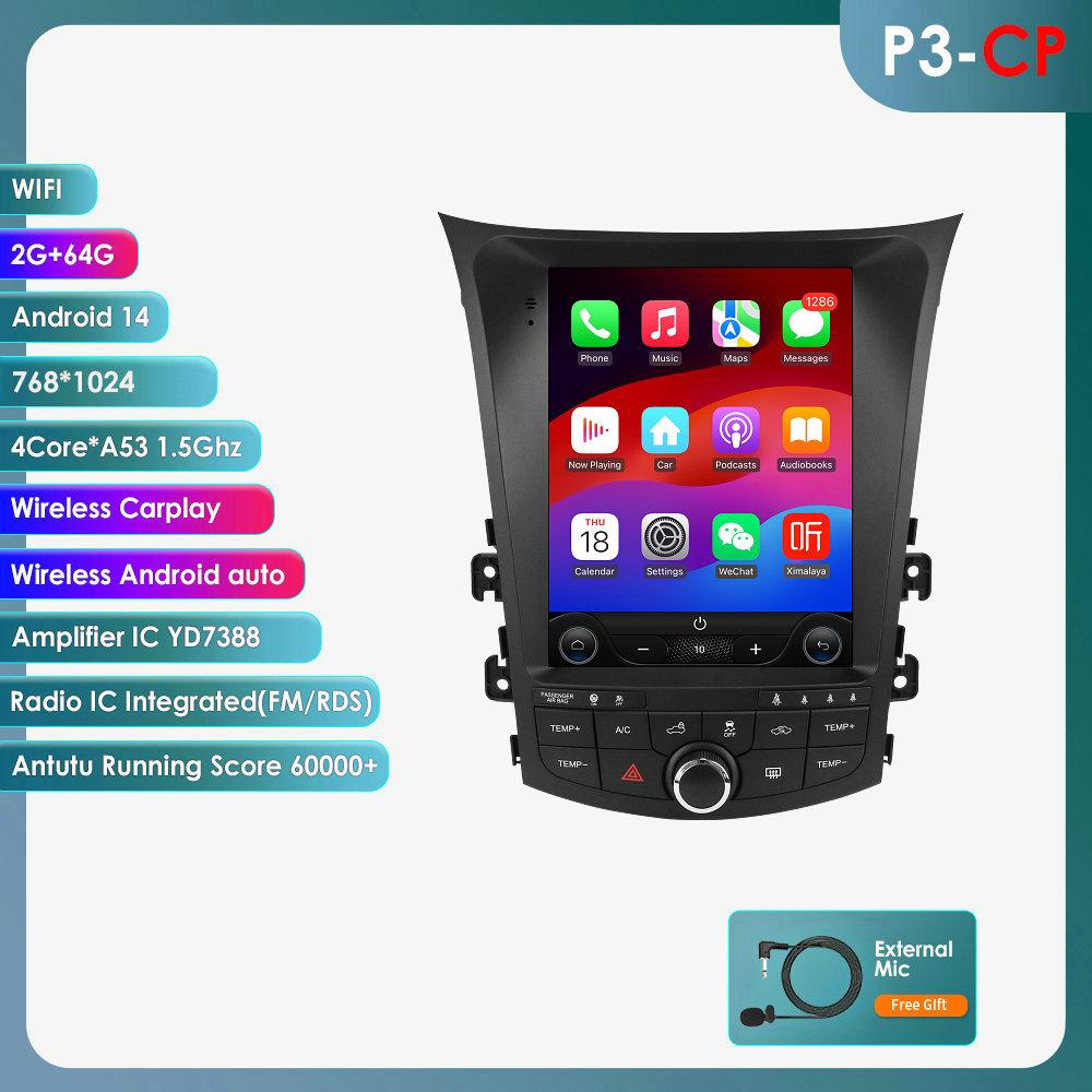 Hizpo 9.7inch For Tesla Style Car Radio For Hyundai I30 GD Elantra GT 2011 - 2017 Android Auto 4G Wireless Carplay DSP Multimedia Player 2Din Stere