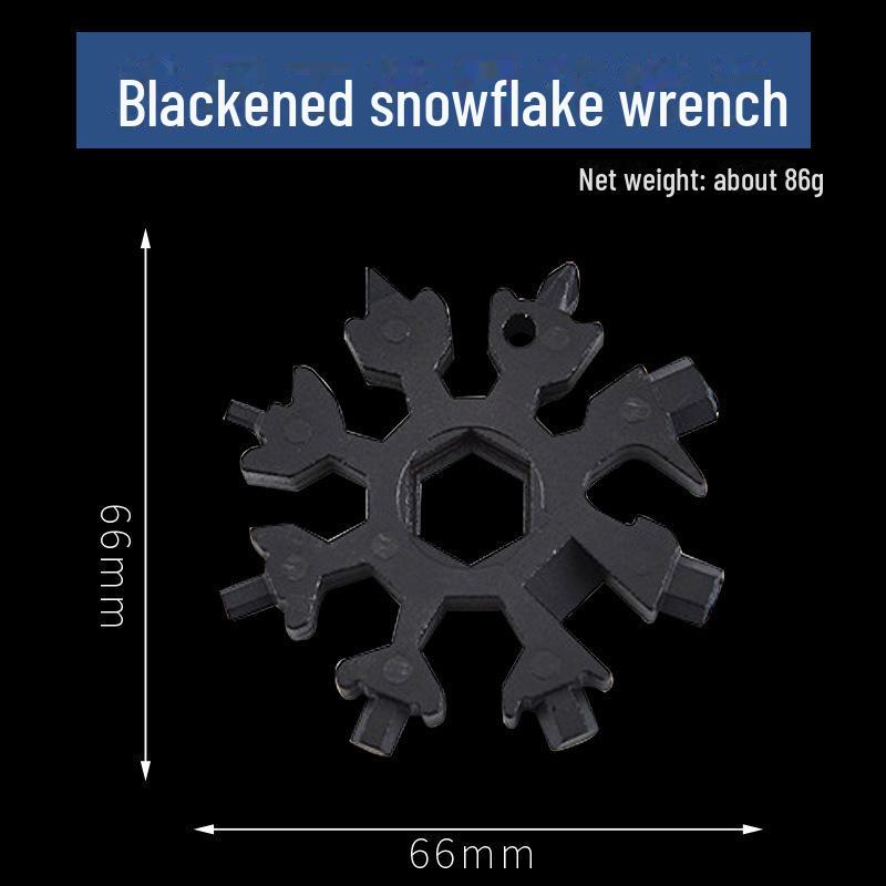 

Douyin Снежинка гаечный ключ: Многофункциональная шестигранная и восьмигранная отвертка, портативный EDC для использования на открытом воздухе