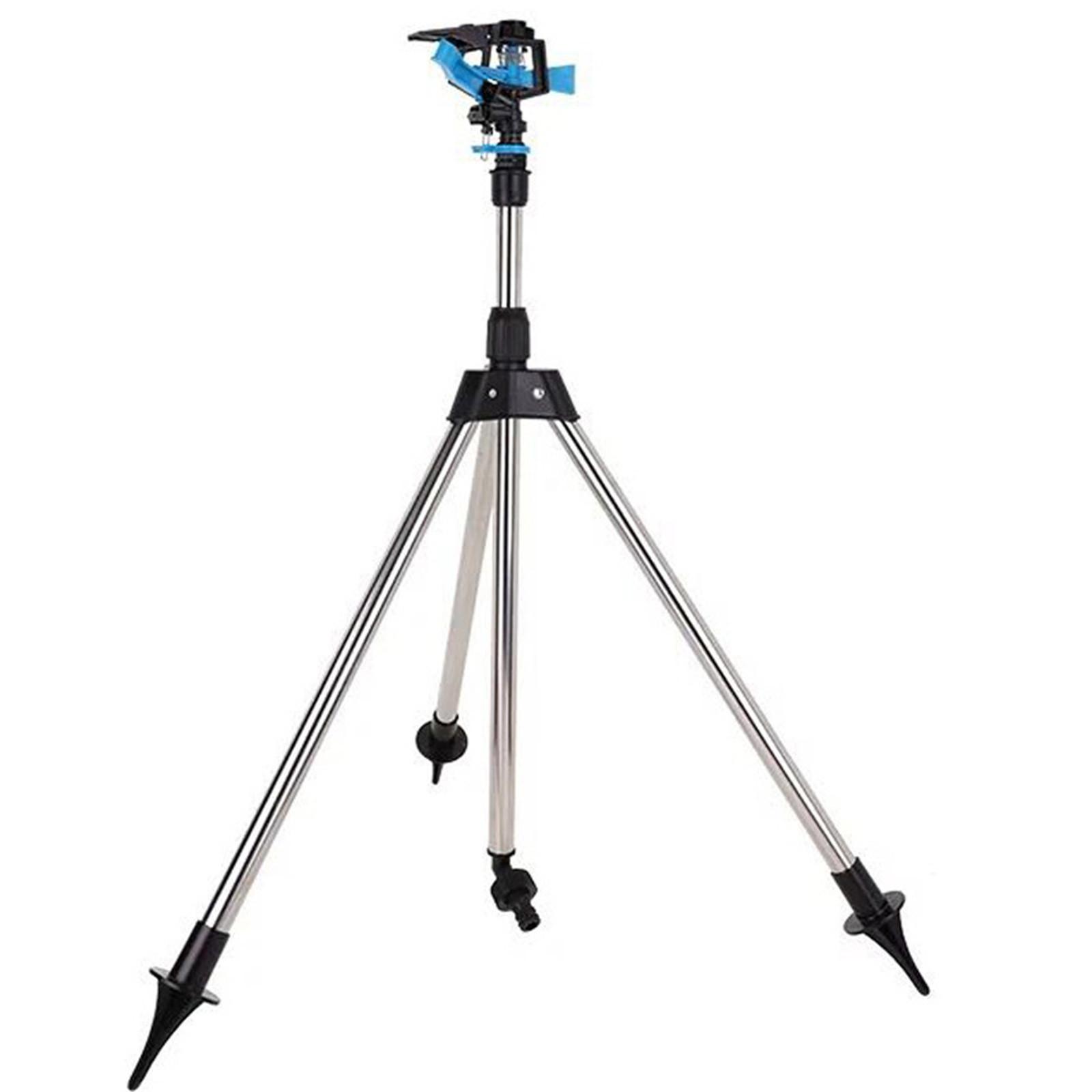 Rotating Tripod Sprinkler, Rotating Irrigation Watering Sprinklers, Telescoping Tripod Sprinkler For Large Area, Yard, Garden, Househ One Size