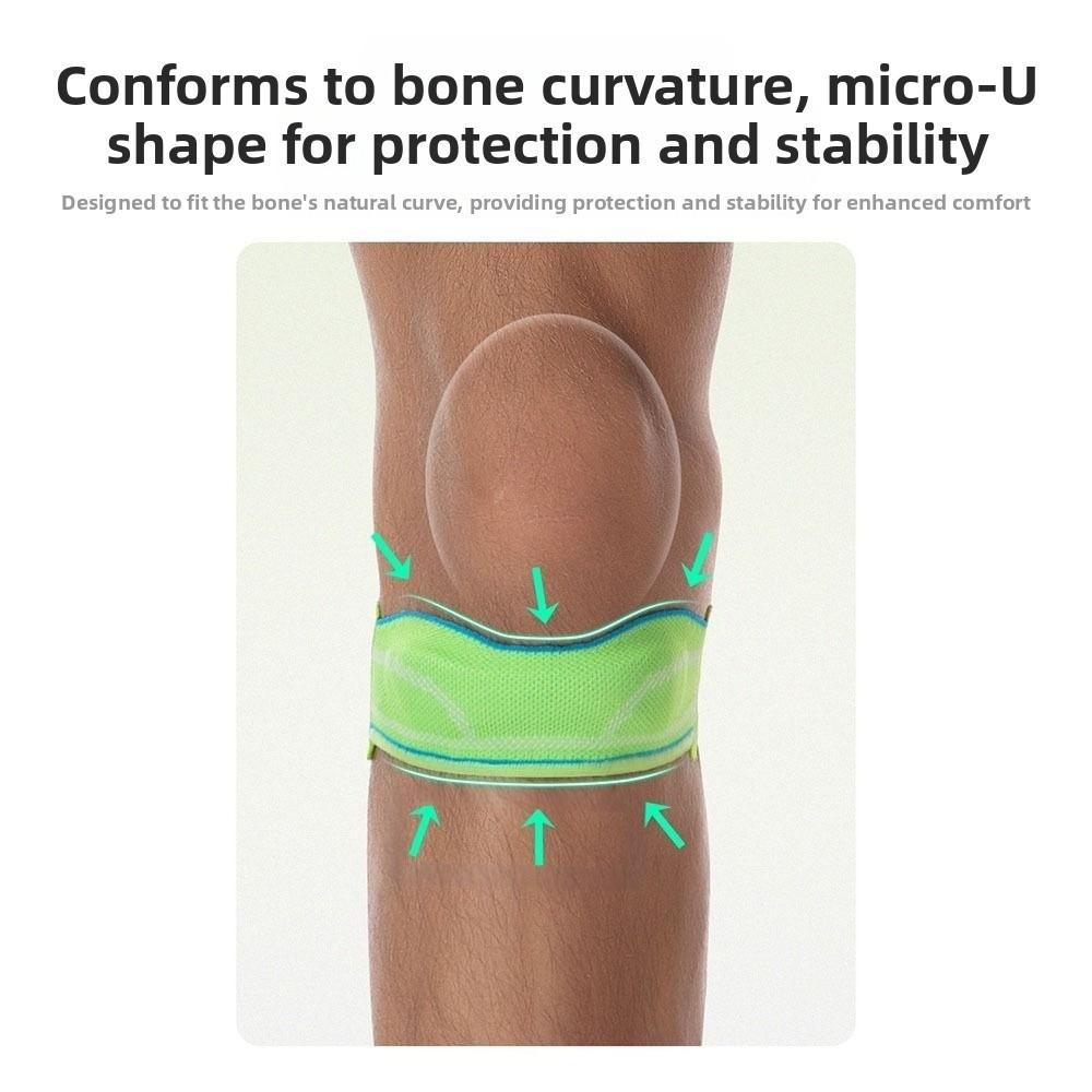 Rutschfestes Design Sport Patella-Band Kompression Patellasehnenstütze Radfahren Bergsteigen