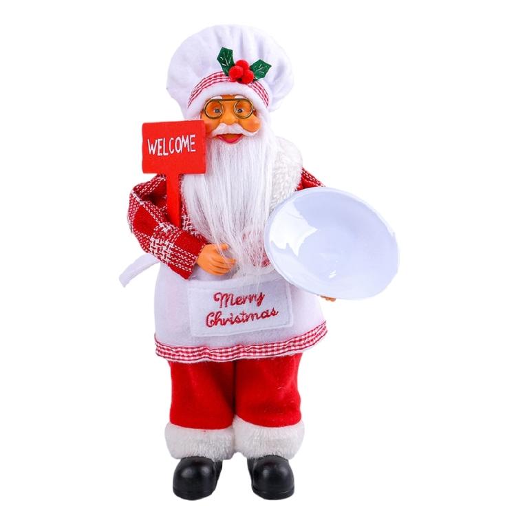 Fashionable Santa Ornament Figurines Practical Christmas Decoration for Party Supplies and Household Daily Use