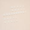 Solid Color Wearing Nail Art Piece Nail Art Piece Nail Art Patch Short Almond Fake Nail Almond Nail 30 Pieces