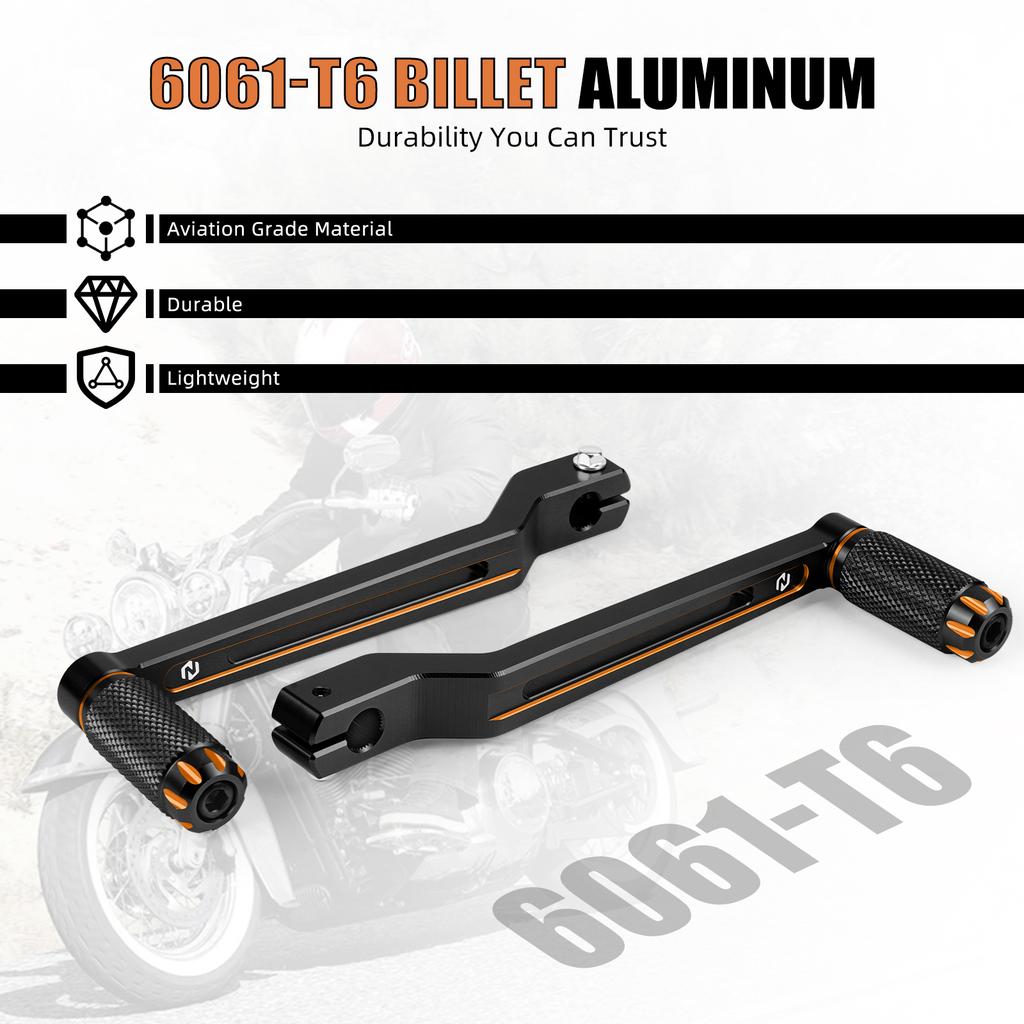 Extended Shifter Levers For Harley Street Glide Road Glide Road King Fat Boy 114 Tri Glide Ultra Ultra Limited CVO Street Glide