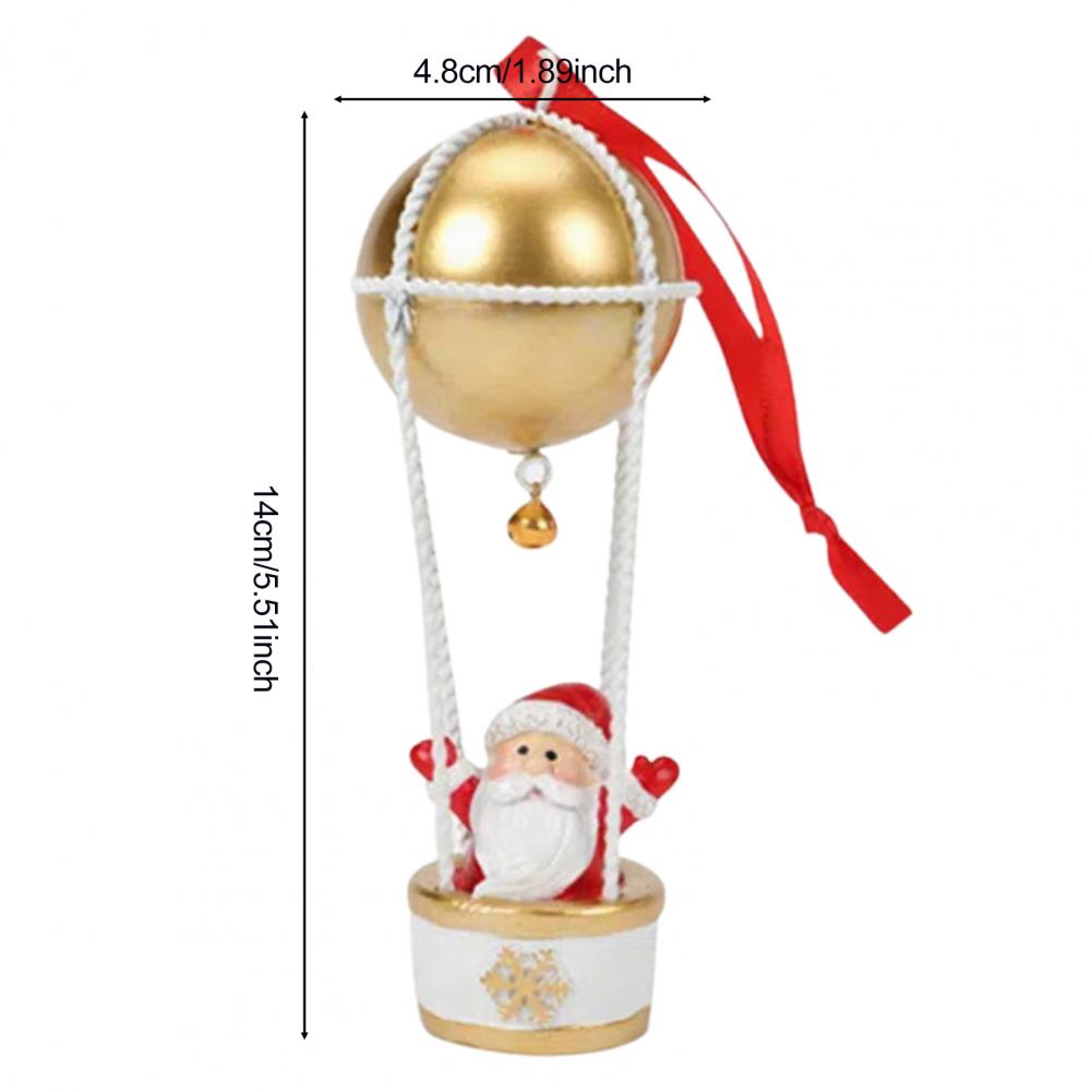 Christmas Hot Air Balloon Decorations Holiday Party Decorations Hand-painted Father Christmas Hot Air for Christmas Home Decor