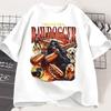 Professional Rawdogger Funny Meme Hot Dog Skeleton Graphic T Shirt Gothic Men Women Cotton Oversized Short Sleeve Tshirt Tops