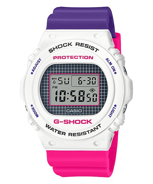

Casio Baby-G Women s Resin 200M Water Resistant Shock Resistant Alarm Quartz Watch DW-5700THB-7 белый