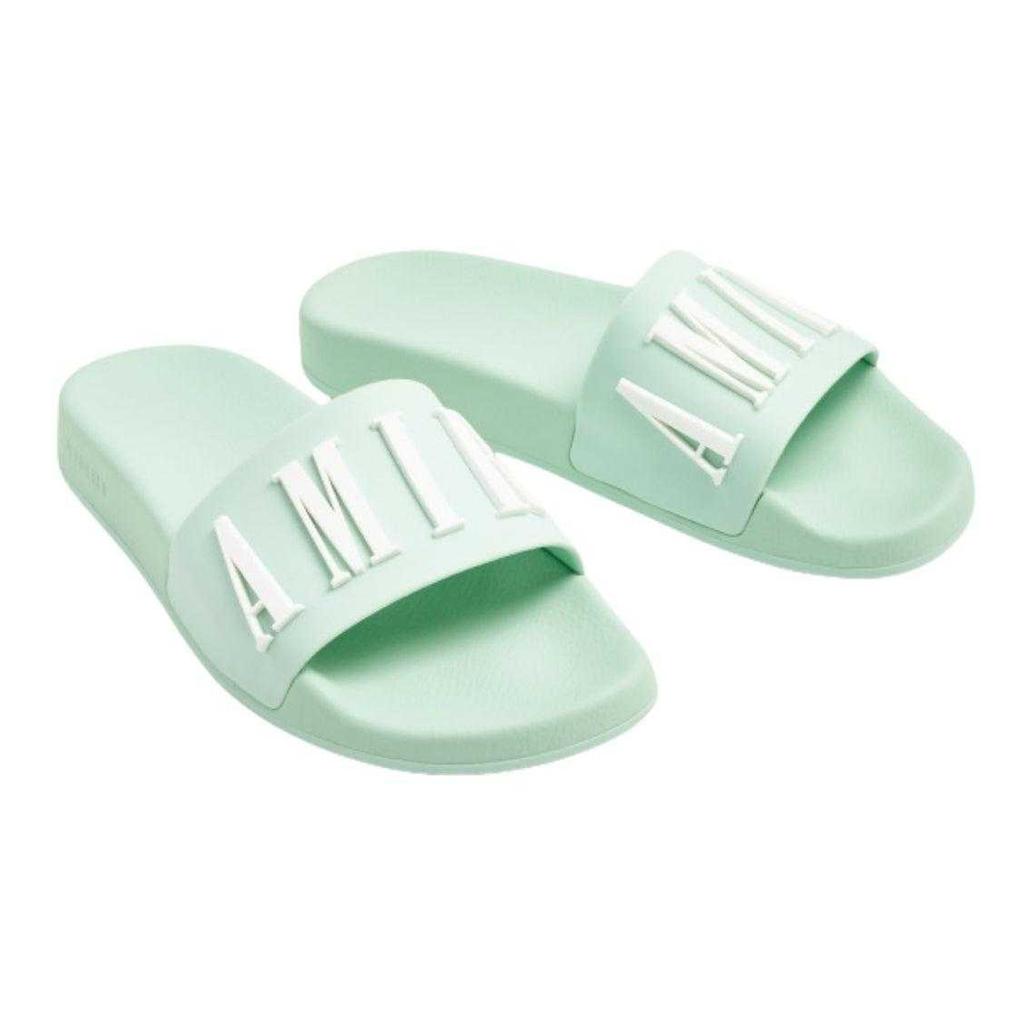 Amiri Damen/Damen Logo Pantoletten