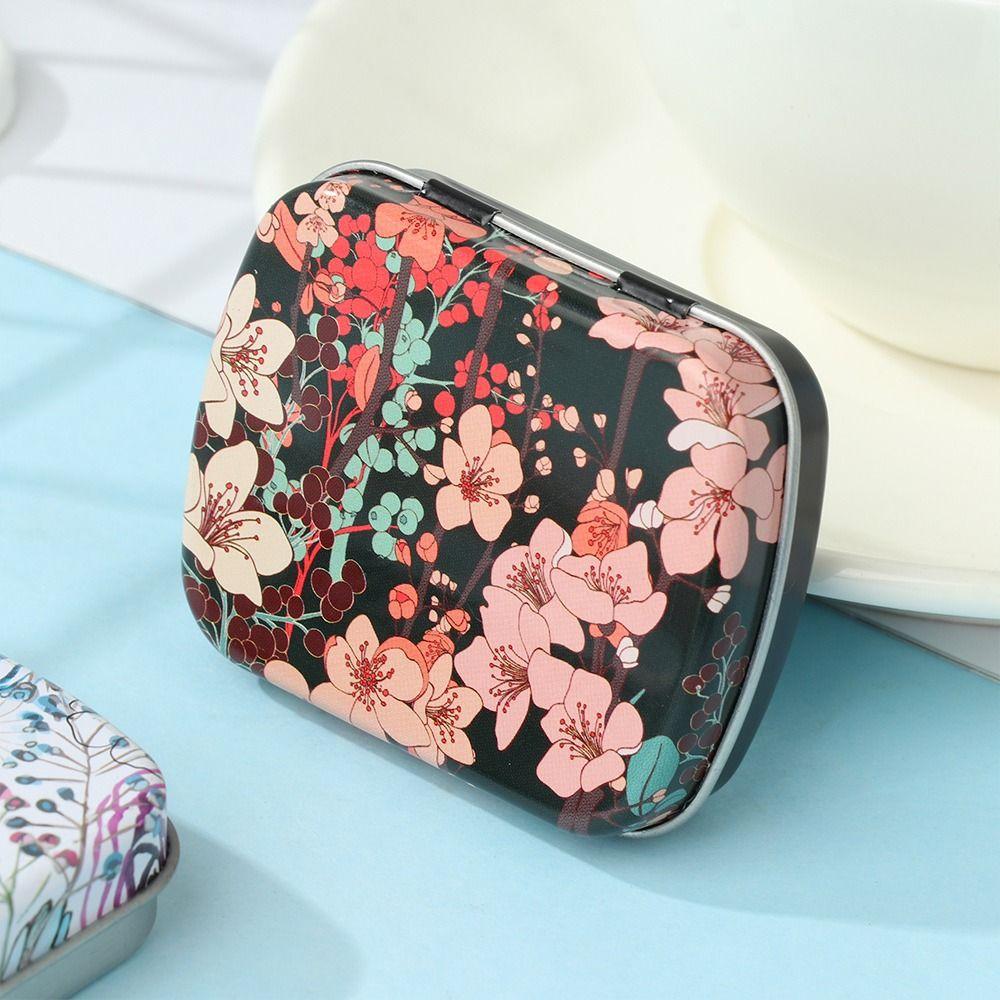 

Reusable Candy Packing Box Exquisite Small Storage Container Portable Mini Iron Box Household style 21