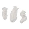 1 6 Twin Ponytail Doll Wig Soft Silk Comfortable Touch Easy Styling Ball Jointed Doll Hair Moon White