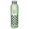 Green glass water bottle 600 ml