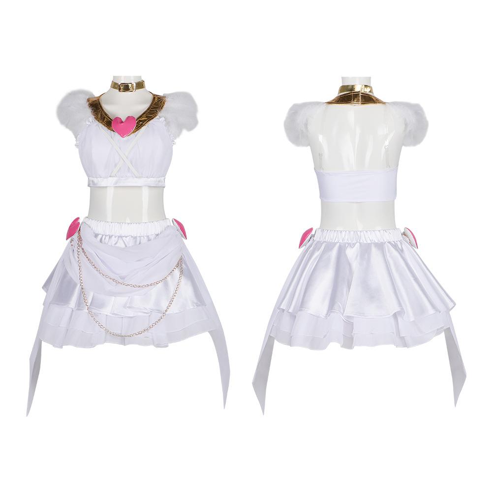 Suspender Angel Cos Suit Stow Towel Lolita Dress Battle Suit Cosplay Two-Dimensional Performance Costume