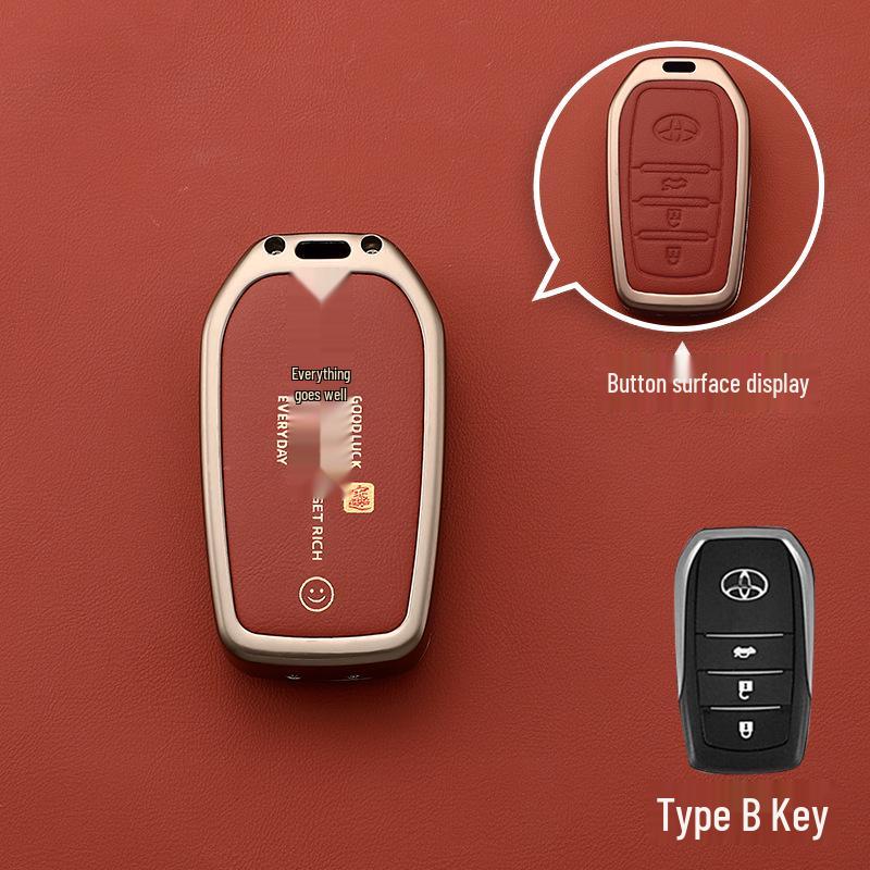 Fits Key Cover for Toyota Camry, Corolla, Levin, RAV4, Velanda, Asia Dragon, Highlander, Buckle Feng