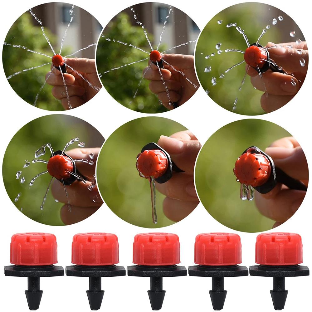 Micro Drip Irrigation System Portable 20M Automatic Watering with Adjustable Drippers Misting Watering Kits Garden Hose