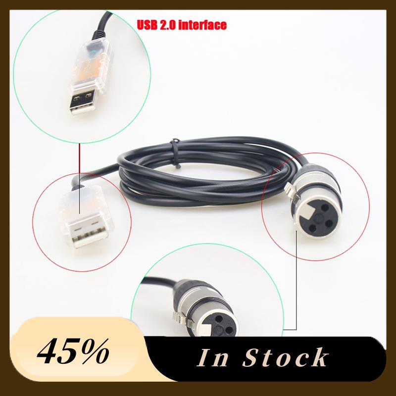 USB To DMX Interface Adapter LED DMX512 Computer PC Stage Lighting Controller Dimmer, Adapter Cable Accessories
