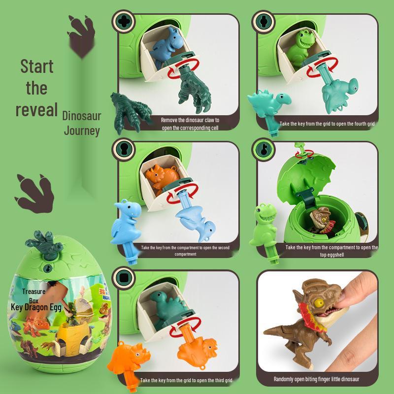 Children's Educational Dinosaur Egg Blind Box - Simulation Model Toys for Boys' Intellectual Development