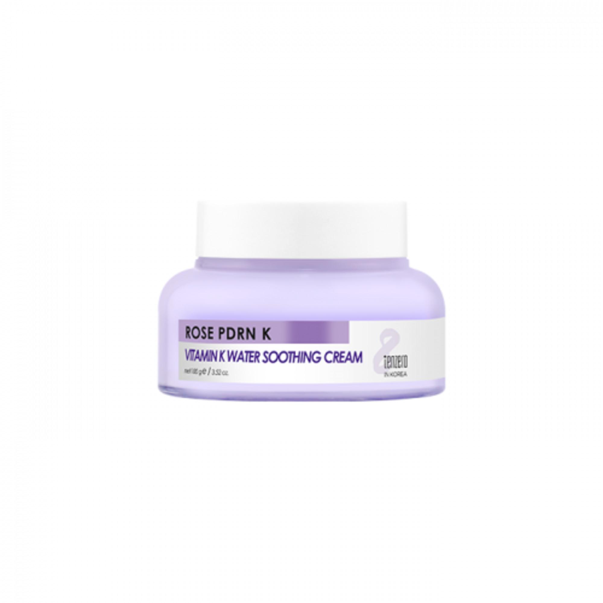 TENZERO Rose PDRN Vitamin K Water Soothing Cream Glass Skin 100g