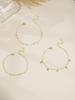 3pcs Elegant Faux Pearl & Shell Decor Heart Chain Anklet, Multi-Layer Anklet Suitable For Women Beach Holiday, Party Wear