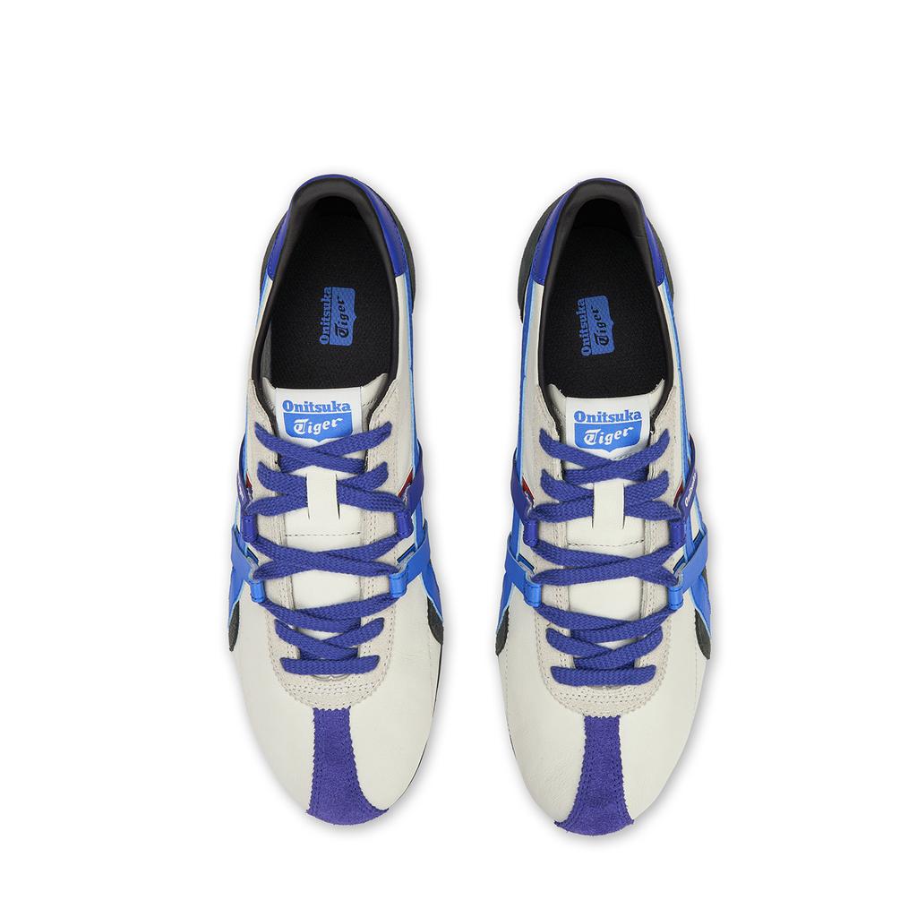 Onitsuka Tiger Runspark 2.0 Cow Leather Comfortable Low top Casual Shoes Unisex White/Blue 1183C606-100