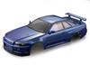 Killerbody 48716 Scale Nissan Skyline BNR34 Metallic Blue 1/10 GT-R
