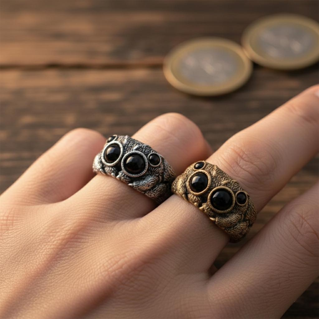 Anello regolabile a forma di animale