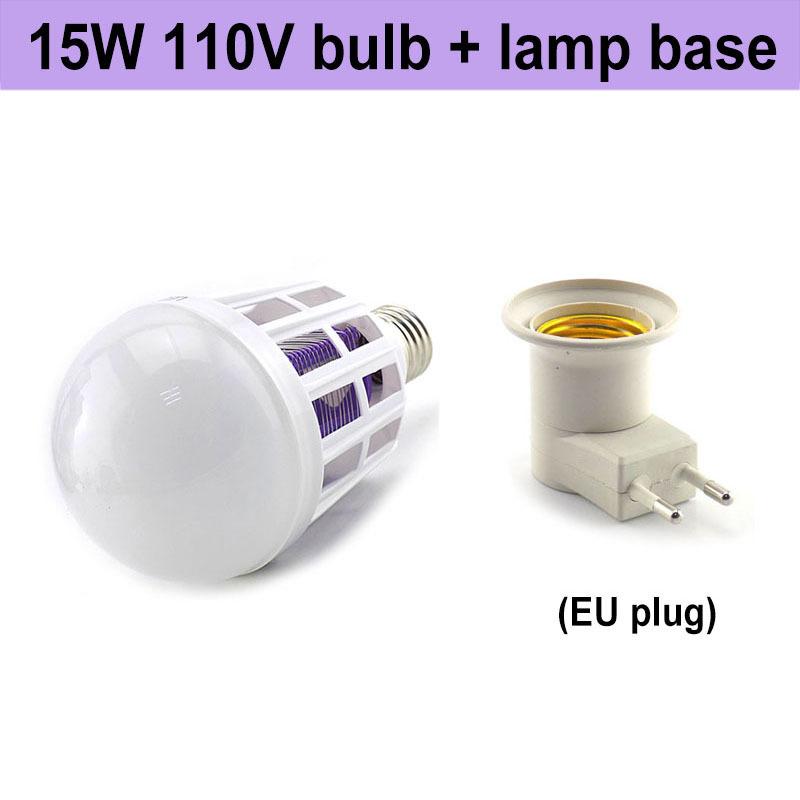 9W/15W/20W LED Mosquito Killer Bulb 2 In 1 LED Bulb Light E27 For Indoor Anti Mosquito Repellent Bug Zapper AC 175~2200V