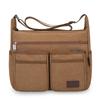Borsa a tracolla da uomo in tela Vintage Resistente all'acqua Borsa a tracolla Cartella Borsa a spalla imbottita Borsa a mano