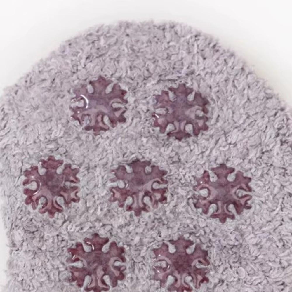 Cartoon Fuzzy Slipper Socks Non-Slip Floor Socks Cozy Ankle Socks For Women