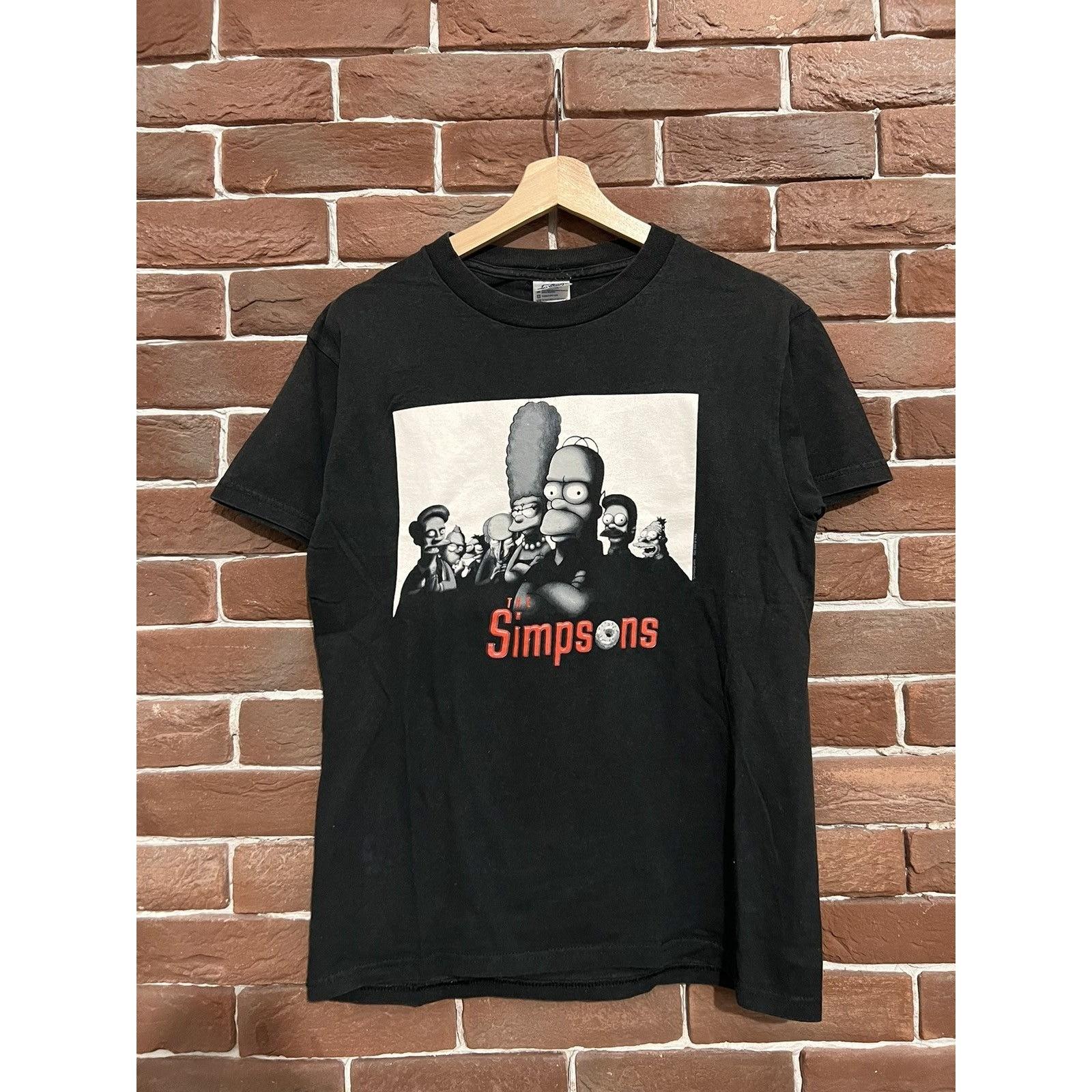 Vintage 90s The Simpsons Godfather Rare Cartoon Tee Hype Unisex T-Shirt XXXXL