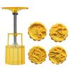 1 Set Moon Cake Maker Clear Texture DIY Lightweight Durable 3D Tiger Rabbit Press Mold for Home